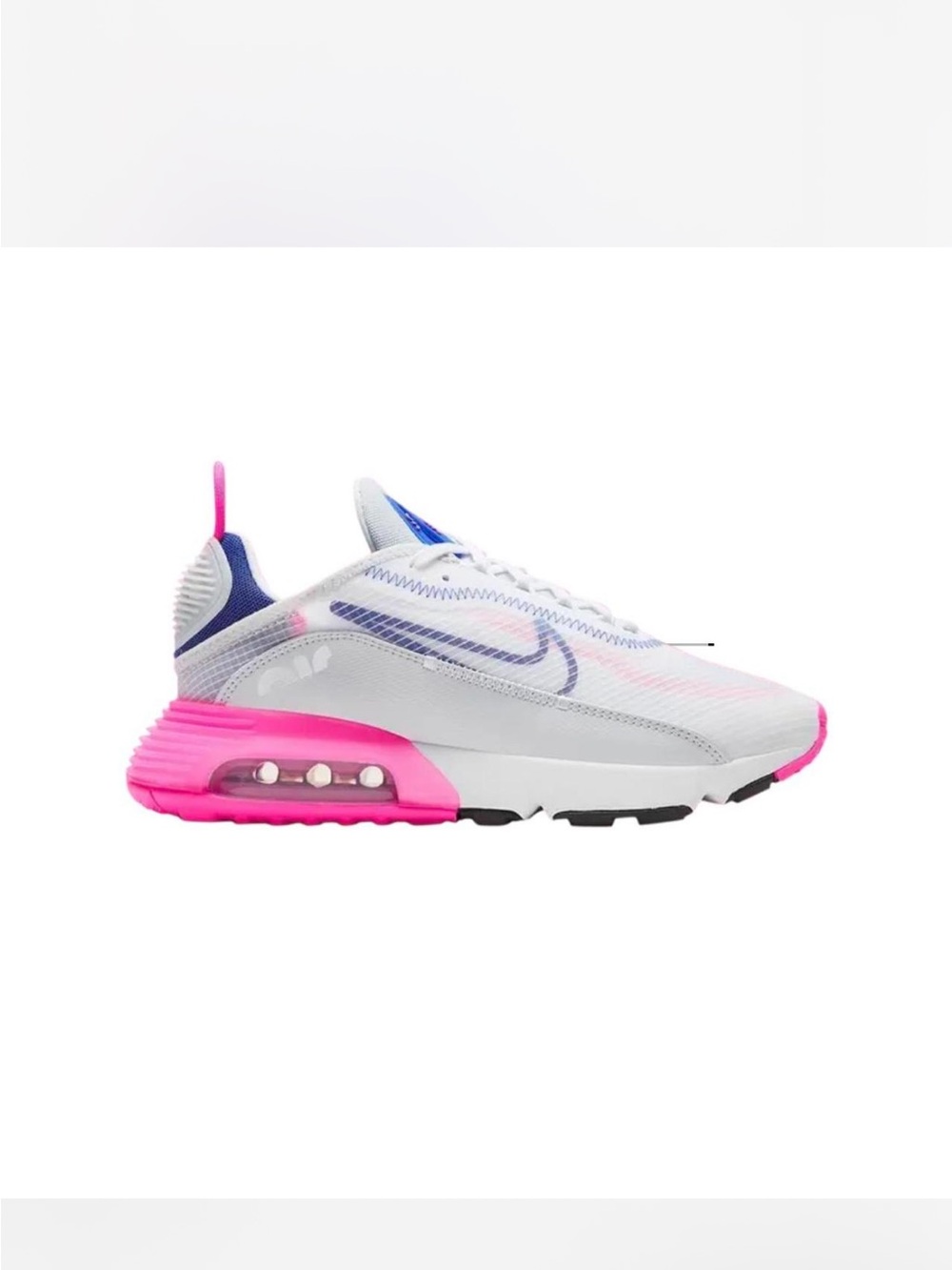 Nike Blue and Pink Air Max 2090